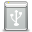 Drive Gray USB Icon 32x32 png